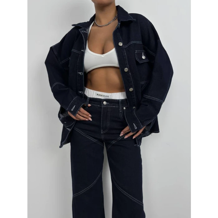 Nora Oversize Denim Ceket