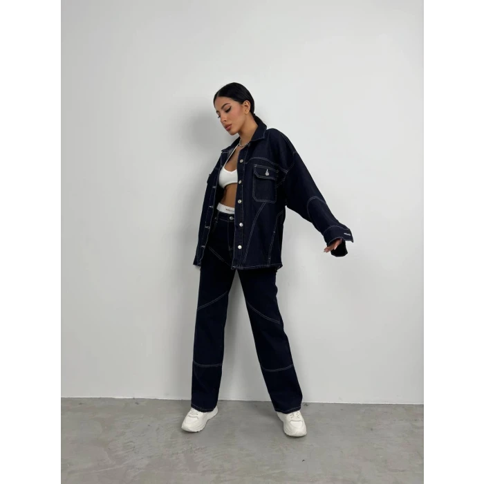 Nora Oversize Denim Ceket