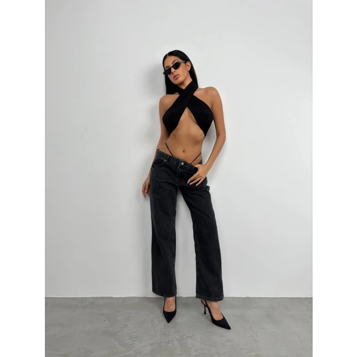 Vera Antrasit Straight Fit Jean