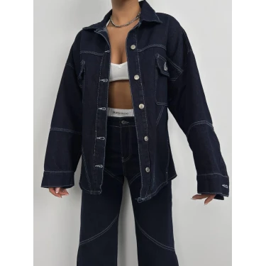 Nora Oversize Denim Ceket