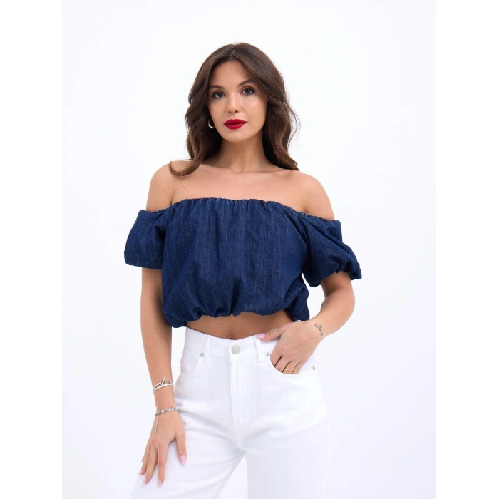 7341 CROP-MAVİ