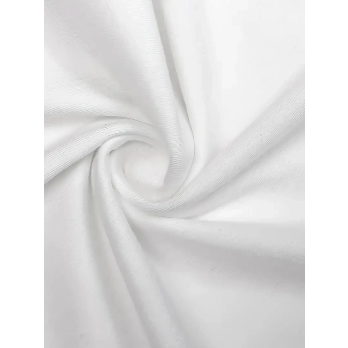 Baskılı Oversize Bisiklet Yaka T-shirt - Beyaz