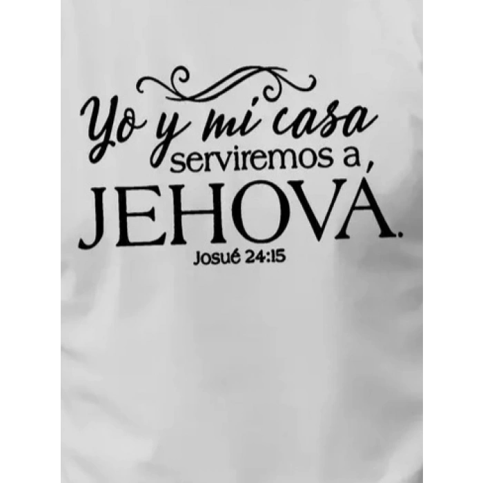 Erkek Jehova Baskılı Süprem T-shirt