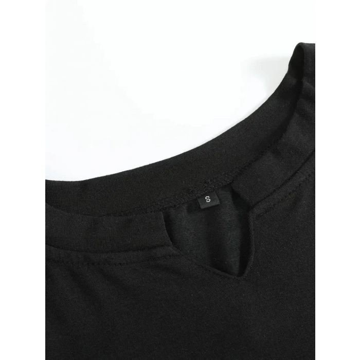 Erkek Kısa Kollu V Yaka Süprem T-shirt