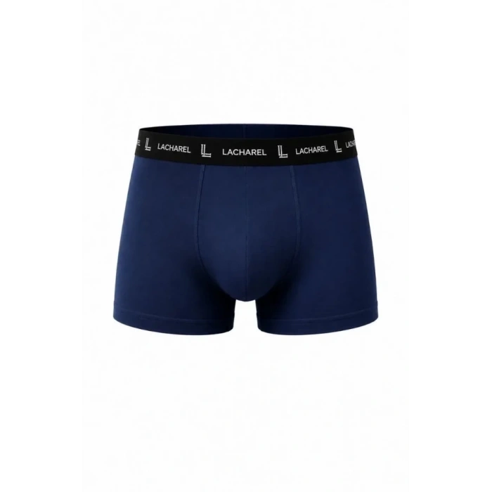 Erkek Likralı Pamuklu Nefes Alan Penye Boxer 3lü Paket - Lacivert