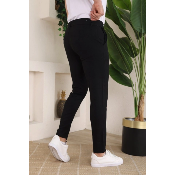 Erkek Slim Fit Dilli Kumaş Pantolon