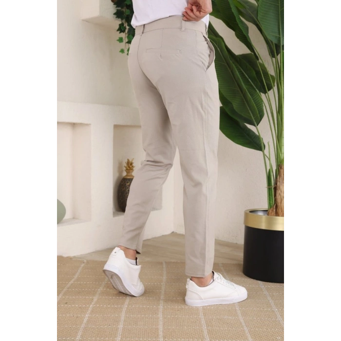 Erkek Slim Fit Dilli Kumaş Pantolon