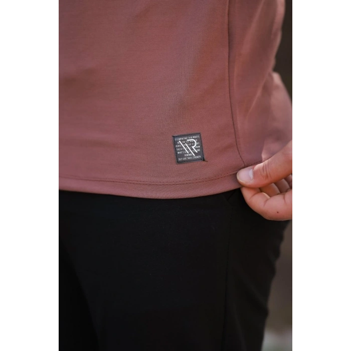 Erkek Yarım Balıkçı Yaka Kısa Kollu T-shirt