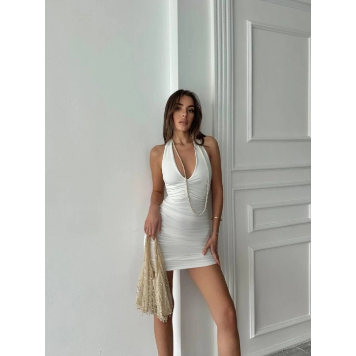 HALTER YAKA ELBİSE