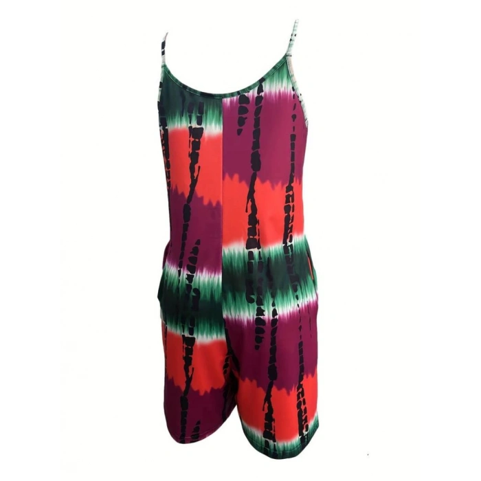 Kadın Ip Askılı Yuvarlak Yaka Cepli Kısa şort Süprem Takım