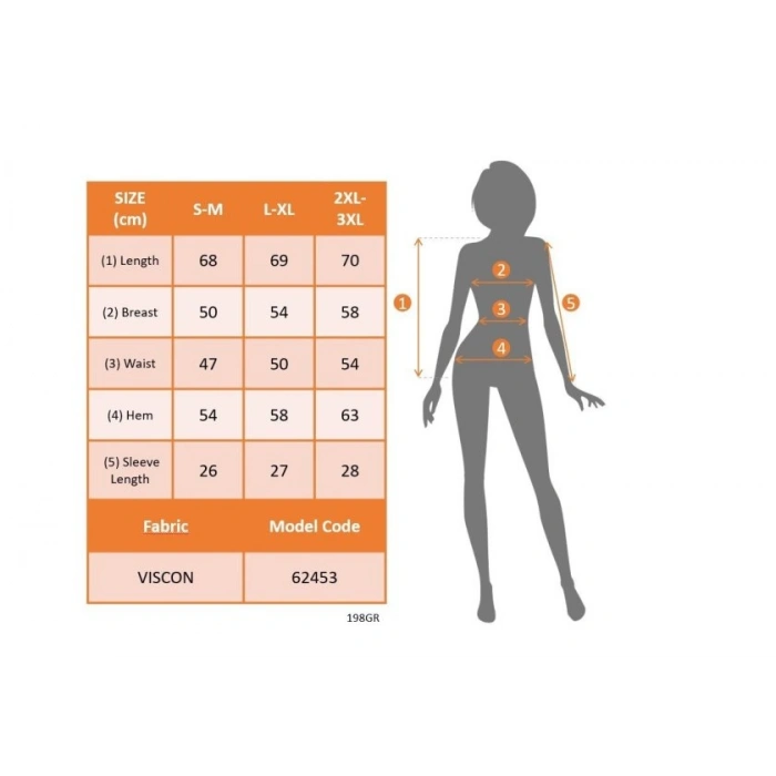 Kadın Kısa Kollu Bisiklet Yakalı önleri Nervürlü Viskon Bluz
