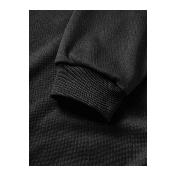 Üç İplik Kapşonlu 10 Kasıma Özel SweatShirt - Siyah