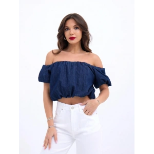 7341 CROP-MAVİ