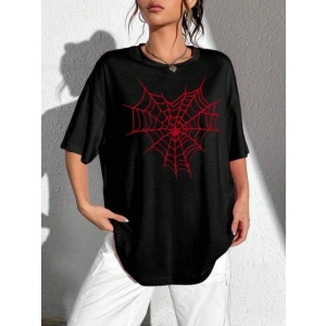 Baskılı T-shirt - Siyah
