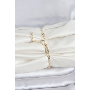 CM 14K Gold Renk Damla Topçuk Model Kadın Bileklik - Lisinya
