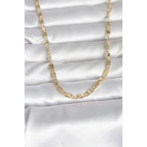 CM 14K Gold Renk Lazer Model 45 cm Kadın Kolye - Lisinya