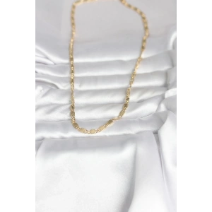 CM 14K Gold Renk Lazer Model 45 cm Kadın Kolye - Lisinya