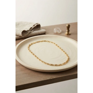 CM Yay Model Gold Renk 50 cm Kadın Kolye - Lisinya