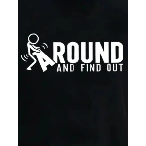 Erkek Around Baskılı Süprem T-shirt