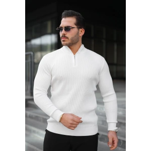 Erkek Balıkçı Zip Yaka Uzun Kollu Triko