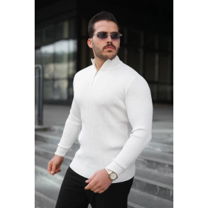 Erkek Balıkçı Zip Yaka Uzun Kollu Triko