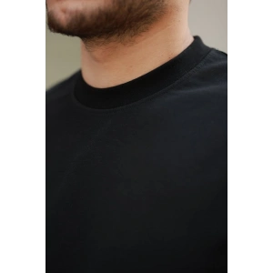 Erkek Basic Oversize Double Face Kumaş Kısa Kollu Tshirt