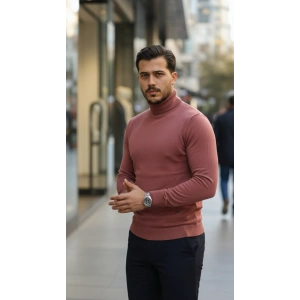 Erkek Boğazlı Yaka Uzun Kollu Triko