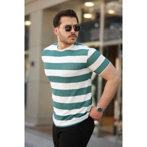 Erkek çift Renk Pamuklu örme Kumaş Kısa Kollu T-shirt