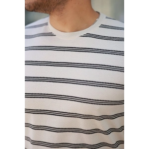 Erkek çizgili Kısa Kollu T-shirt