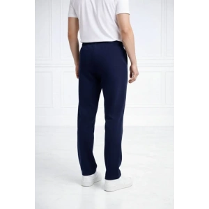 Erkek Düz Paça Beli Lastikli İpli Günlük Spor Eşofman Altı Rahat Fit - Lacivert
