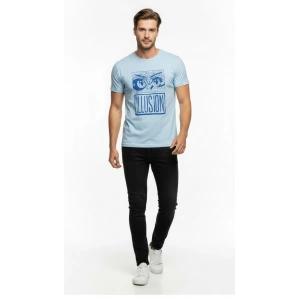 Erkek Illusion Grafik Baskı Sokak Stil T-Shirt