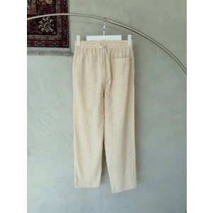 Erkek İthal Yıkamalı Keten Pantolon