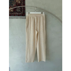 Erkek İthal Yıkamalı Keten Pantolon