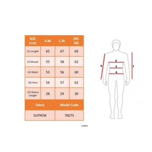 Erkek Kısa Kollu Bisiklet Yaka Baskılı Süprem Tişört