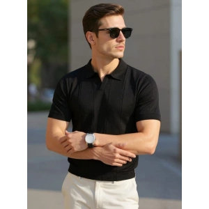 Erkek Kısa Kollu Polo Yakalı Triko Tshirt