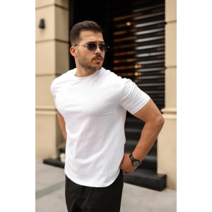 Erkek Kolları Dar Kesim Rahat Kalıp Basic Tişört