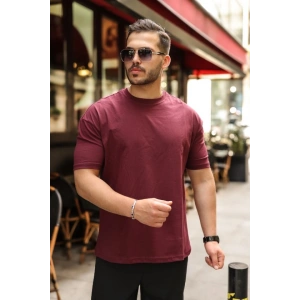 Erkek Kolları Dar Kesim Rahat Kalıp Basic Tişört