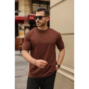 Erkek Kolları Dar Kesim Rahat Kalıp Basic Tişört
