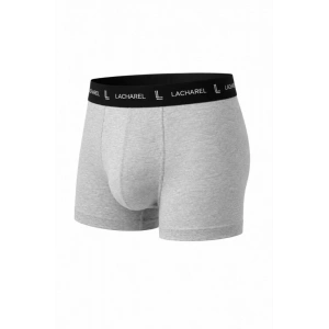 Erkek Likralı Pamuklu Nefes Alan Penye Boxer 3lü Paket - Gri