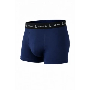 Erkek Likralı Pamuklu Nefes Alan Penye Boxer 3lü Paket - Lacivert