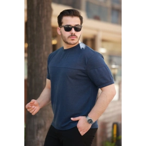 Erkek Oversize Bisiklet Yaka Kısa Kollu T-shirt