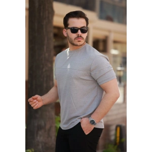 Erkek Oversize Bisiklet Yaka Kısa Kollu T-shirt