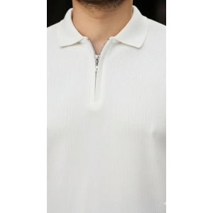 Erkek Selanik örme Yakalı Uzun Kollu Triko
