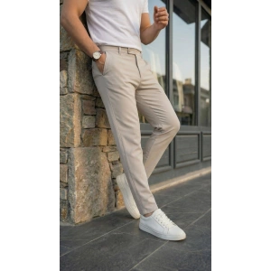 Erkek Slim Fit Dilli Kumaş Pantolon
