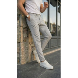 Erkek Slim Fit Dilli Kumaş Pantolon