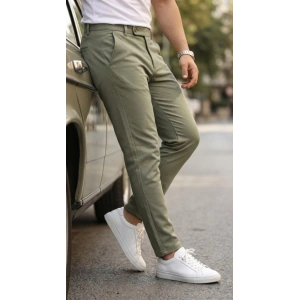 Erkek Slim Fit Dilli Kumaş Pantolon