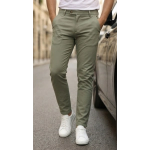 Erkek Slim Fit Dilli Kumaş Pantolon