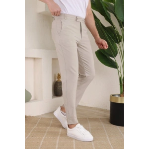 Erkek Slim Fit Dilli Kumaş Pantolon