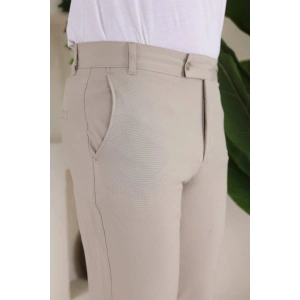 Erkek Slim Fit Dilli Kumaş Pantolon
