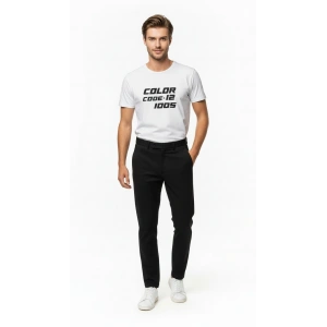 Erkek Typography “Color Code” Baskılı Minimal T-Shirt